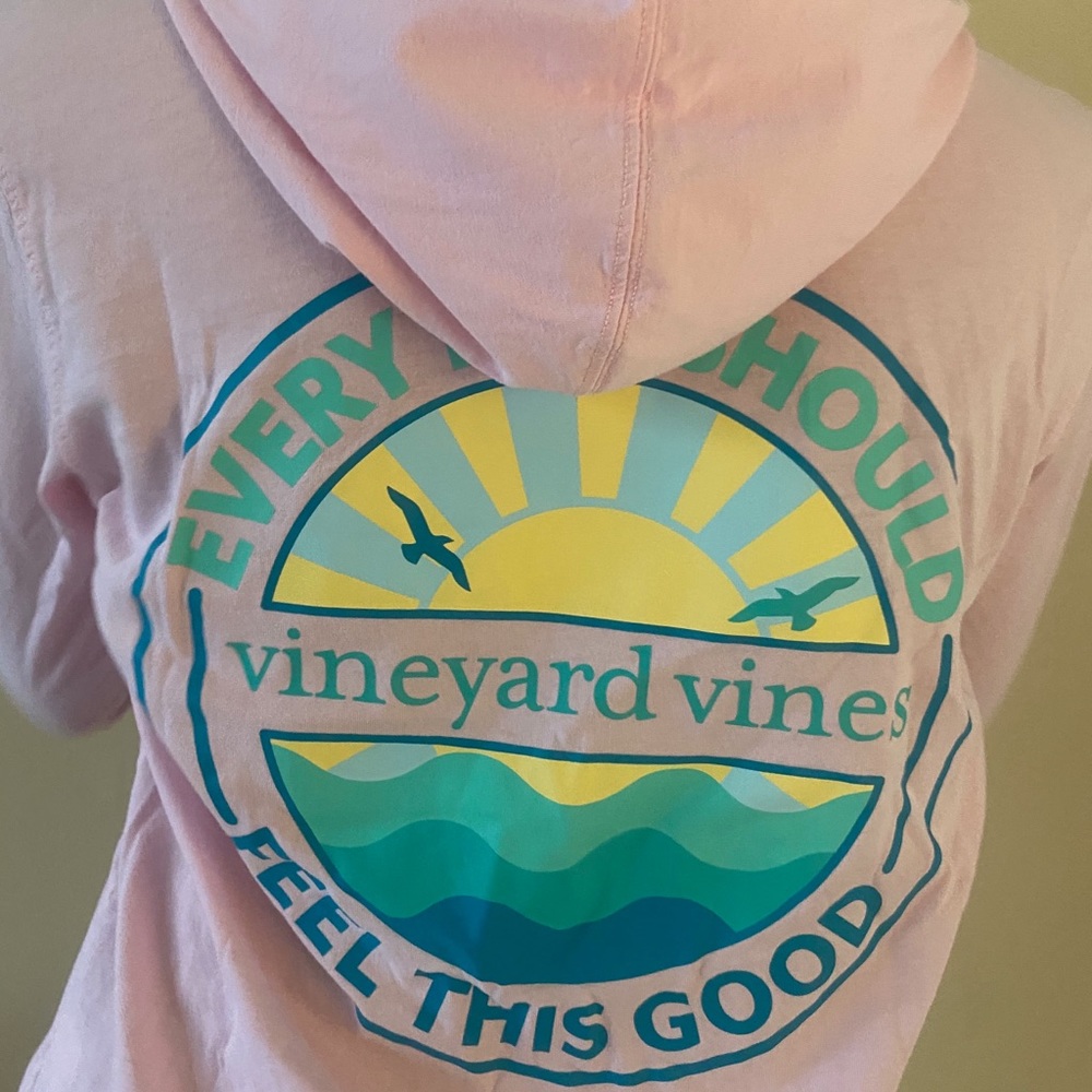 Thin pink sweatshirt